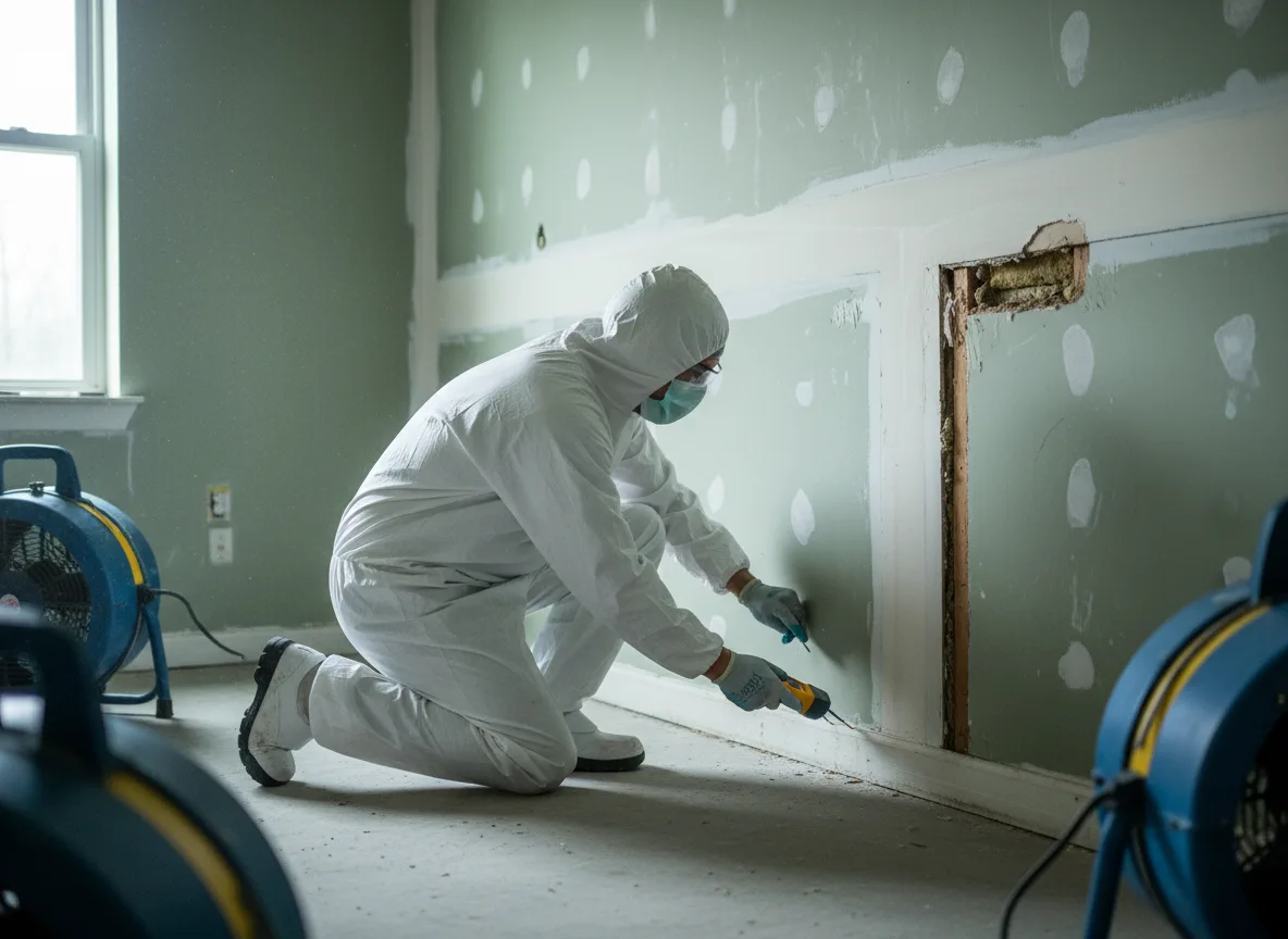Water Damage Restoration company in Leivasy, WV